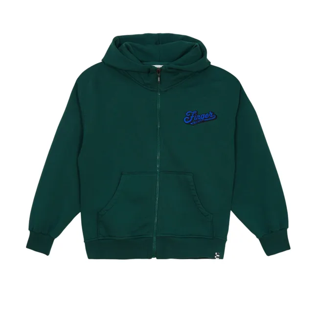 Sweat Harlan Coton Bio | Vert foncé