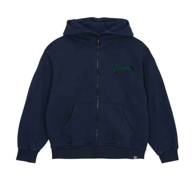 Sweat Harlan Coton Bio | Bleu marine