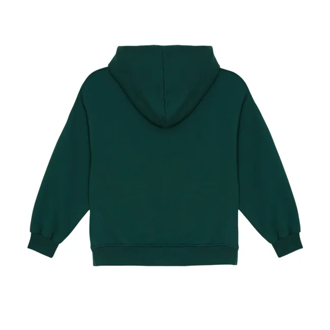 Sweat Harlan Coton Bio | Vert foncé