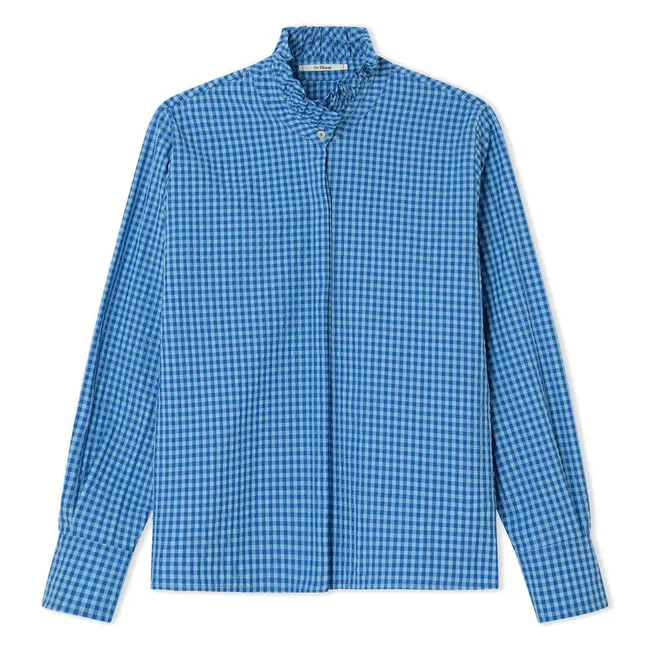 Blouse Vichy Pepsi | Bleu