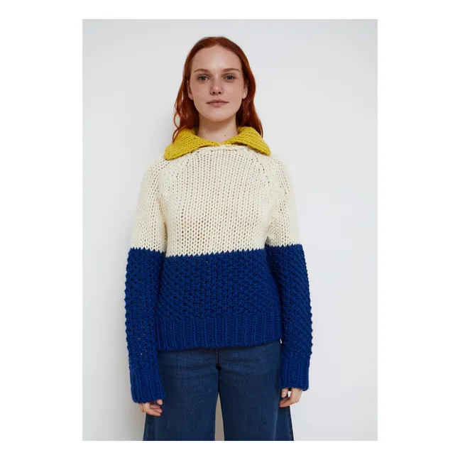 Pull Glase Jersey | Bleu marine