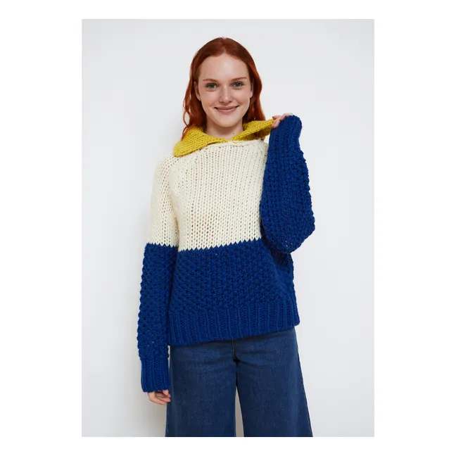 Pull Glase Jersey | Bleu marine