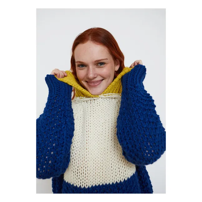 Pull Glase Jersey | Bleu marine