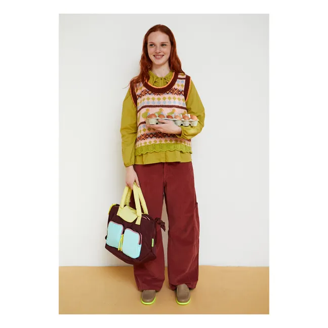 Pull Duck Laine | Marron