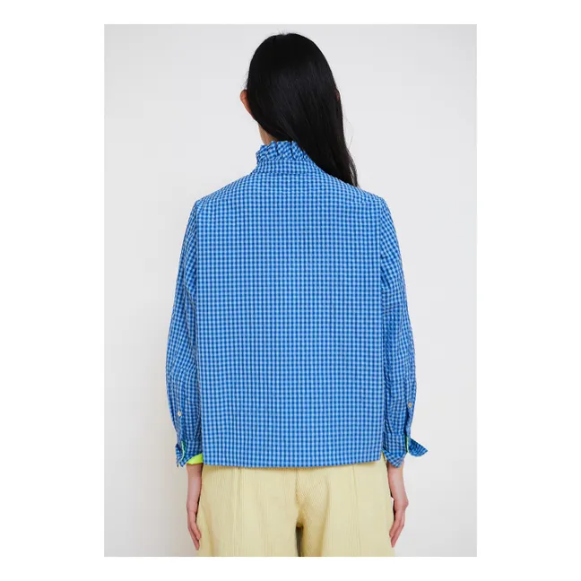 Blouse Vichy Pepsi | Bleu