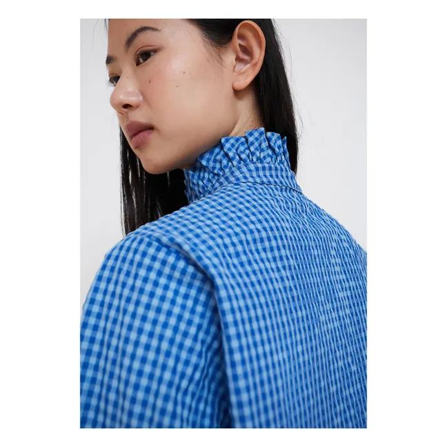 Blouse Vichy Pepsi | Bleu