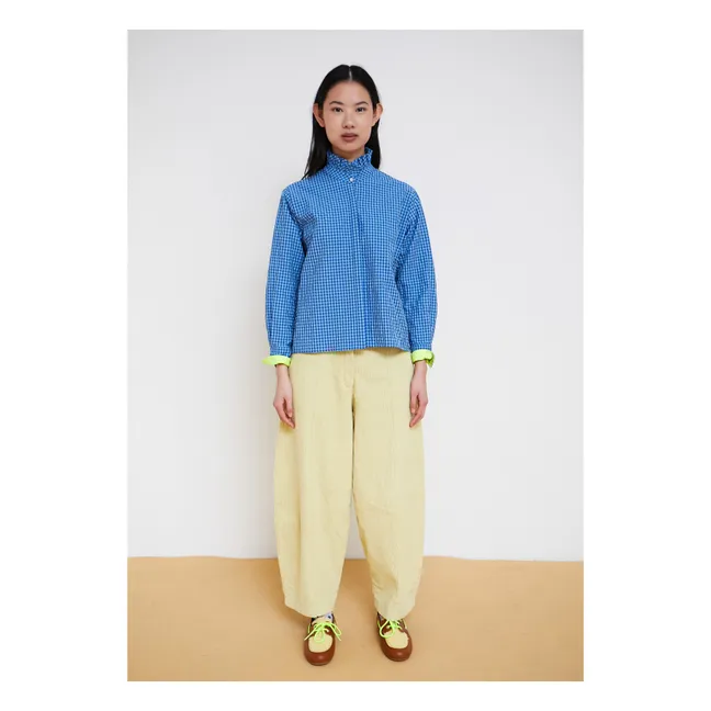 Blouse Vichy Pepsi | Bleu