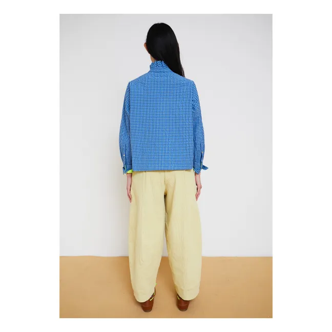 Blouse Vichy Pepsi | Bleu