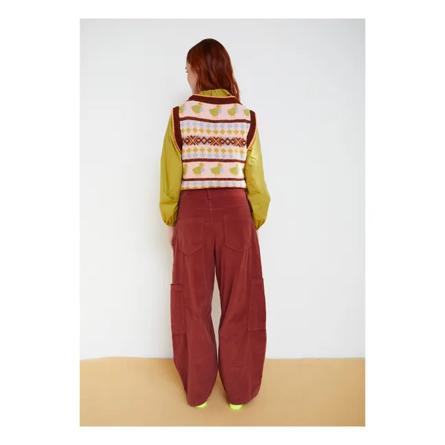 Pull Duck Laine | Marron