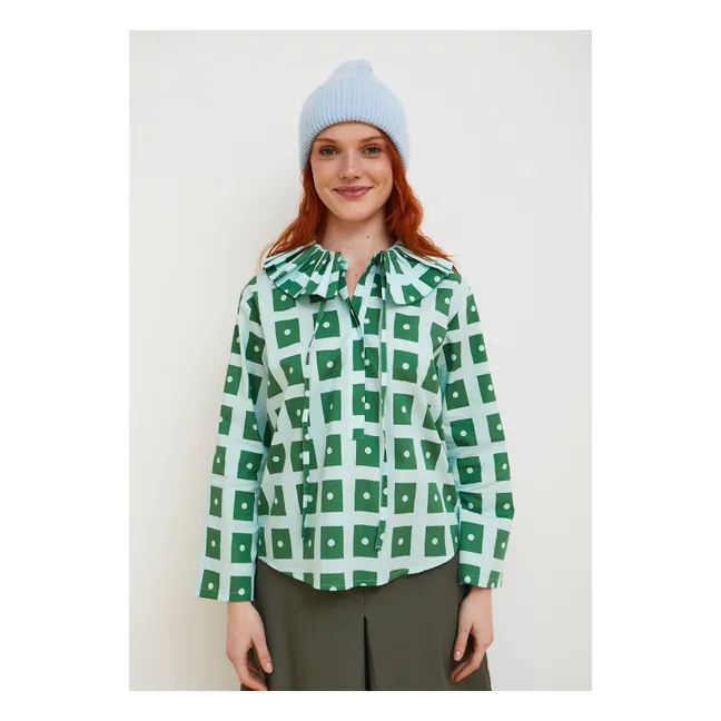 Blouse Heidi Coton | Bleu ciel