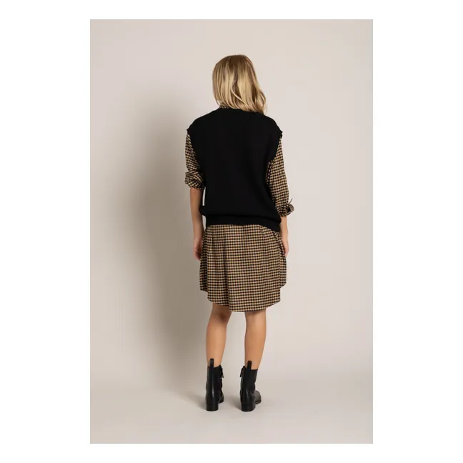 Robe Chemise Risa Carreaux | Marron