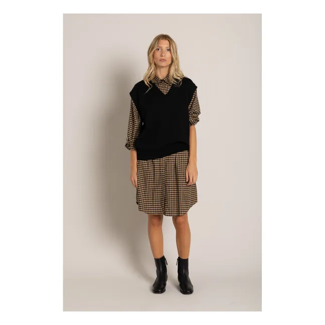 Robe Chemise Risa Carreaux | Marron