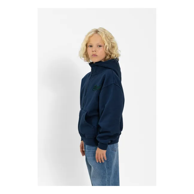 Sweat Harlan Coton Bio | Bleu marine