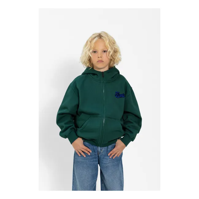 Sweat Harlan Coton Bio | Vert foncé