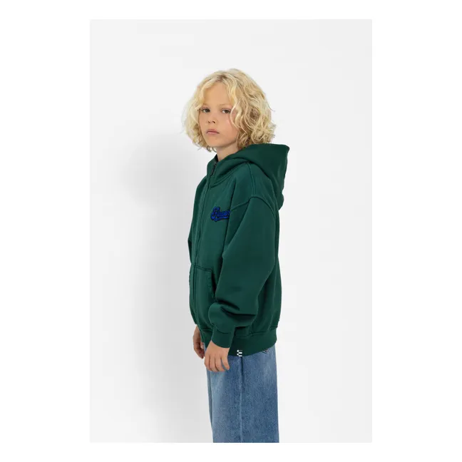 Sweat Harlan Coton Bio | Vert foncé