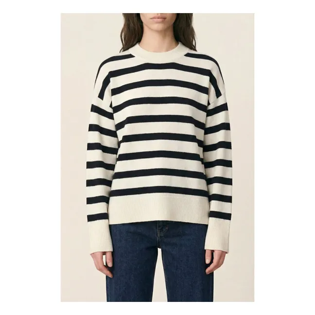 Pull Haris Laine Mérinos | Ecru