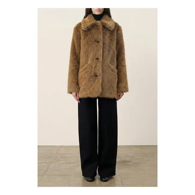 Manteau Fileas Façon Fourrure | Beige