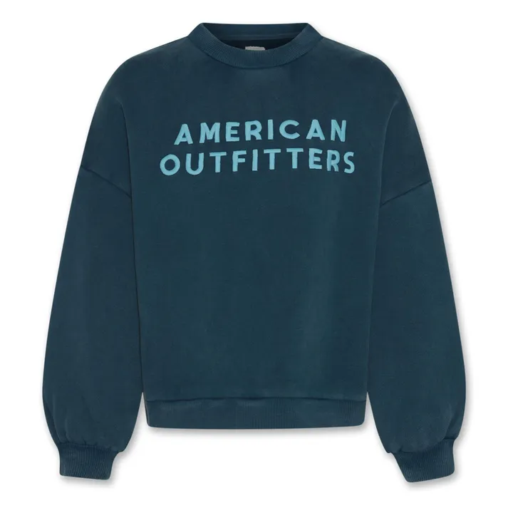 Violeta sweatshirt | Petrol blue- Product image n°0