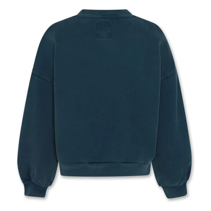 Violeta sweatshirt | Petrol blue- Product image n°1