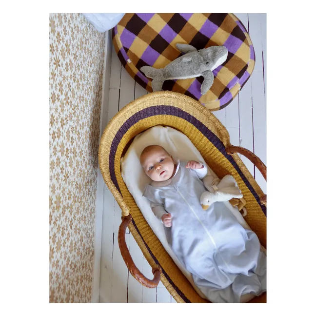 Lightweight striped sleeping bag | Blue