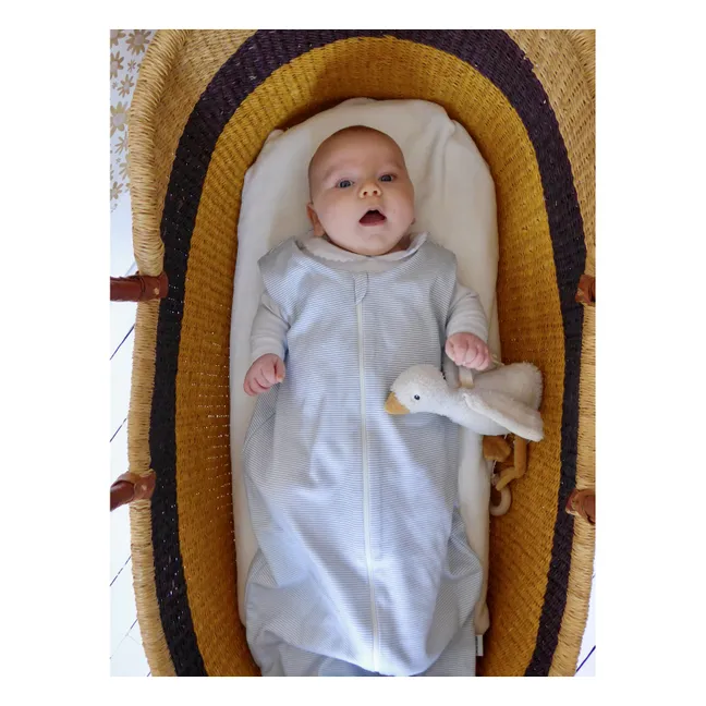 Lightweight striped sleeping bag | Blue