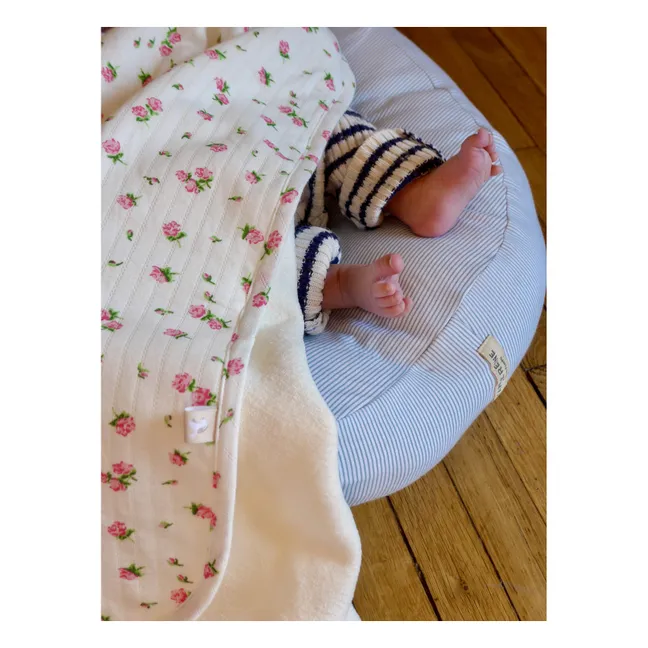 Housse pour nid bébé multi-usage Rayée | Bleu