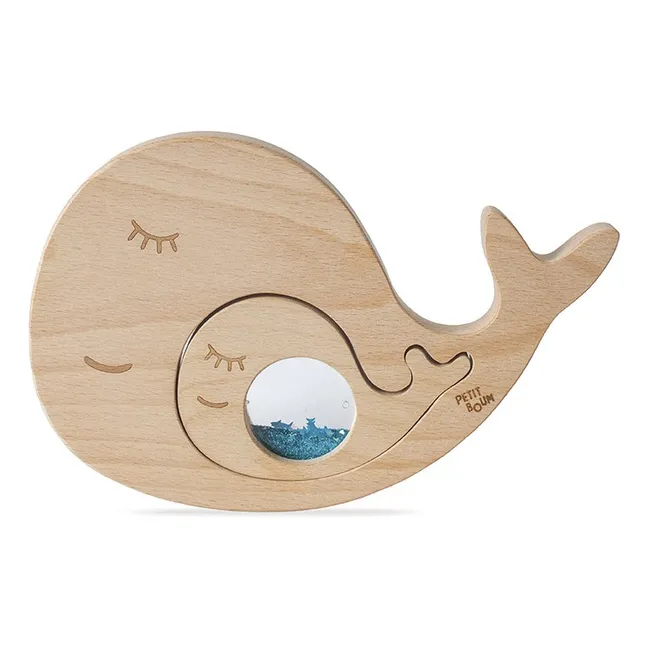 Sensory Puzzle: Whale and Her Baby | Blue