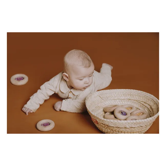 Sensory Donut with Raisins | Purple