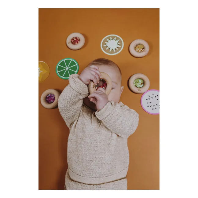 Sensory Donut with Raisins | Purple