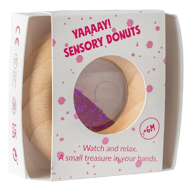 "Calm" Sensory Donut | Fuchsia