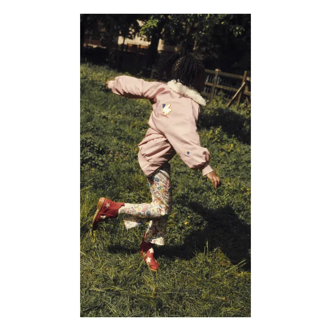 Legging Evasé Fleuri | Ivoire