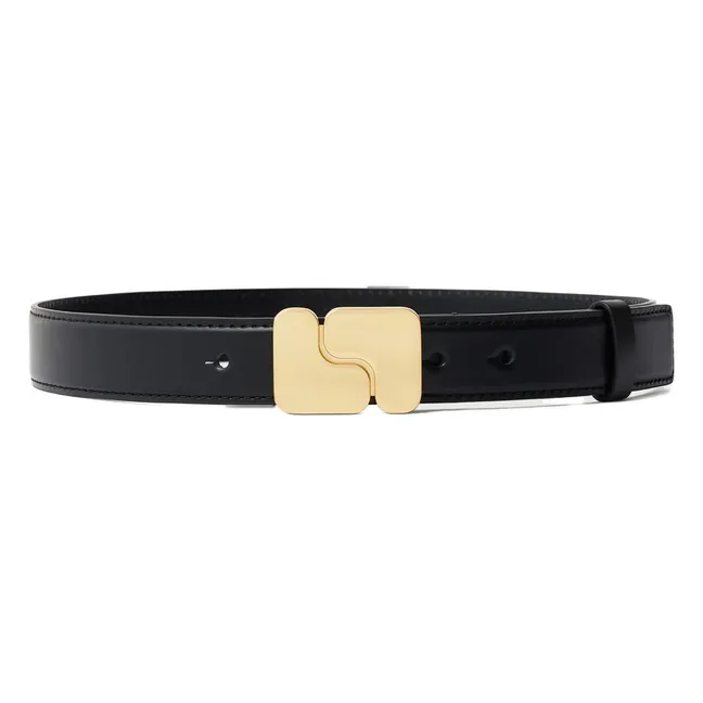 Ninon Leather Belt | Black