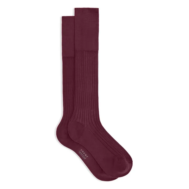 Chaussettes Walk Coton | Prune