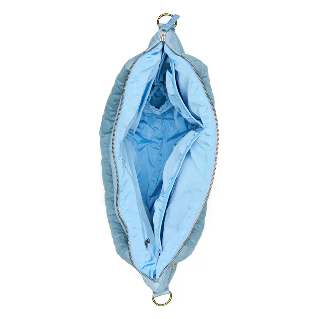 Hearts Denim Diaper Bag