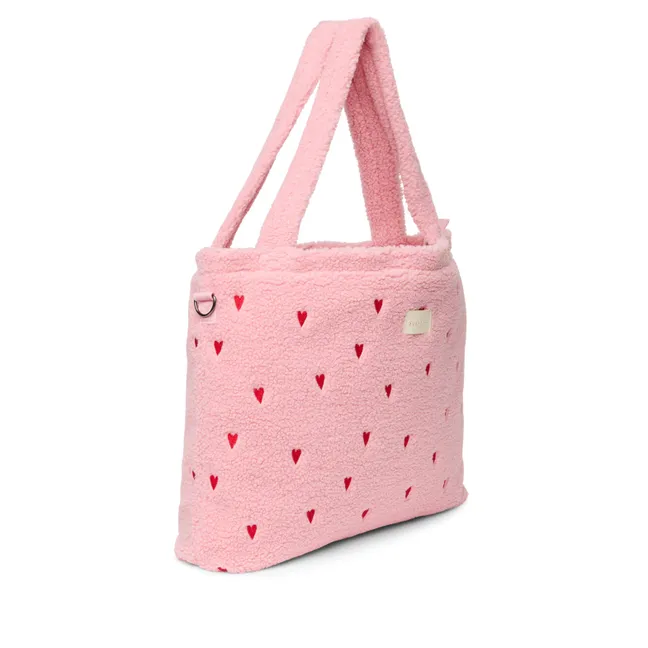 Hearts Diaper Bag | Pink