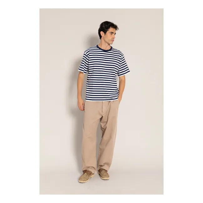 Camiseta de rayas Solal | Azul negro