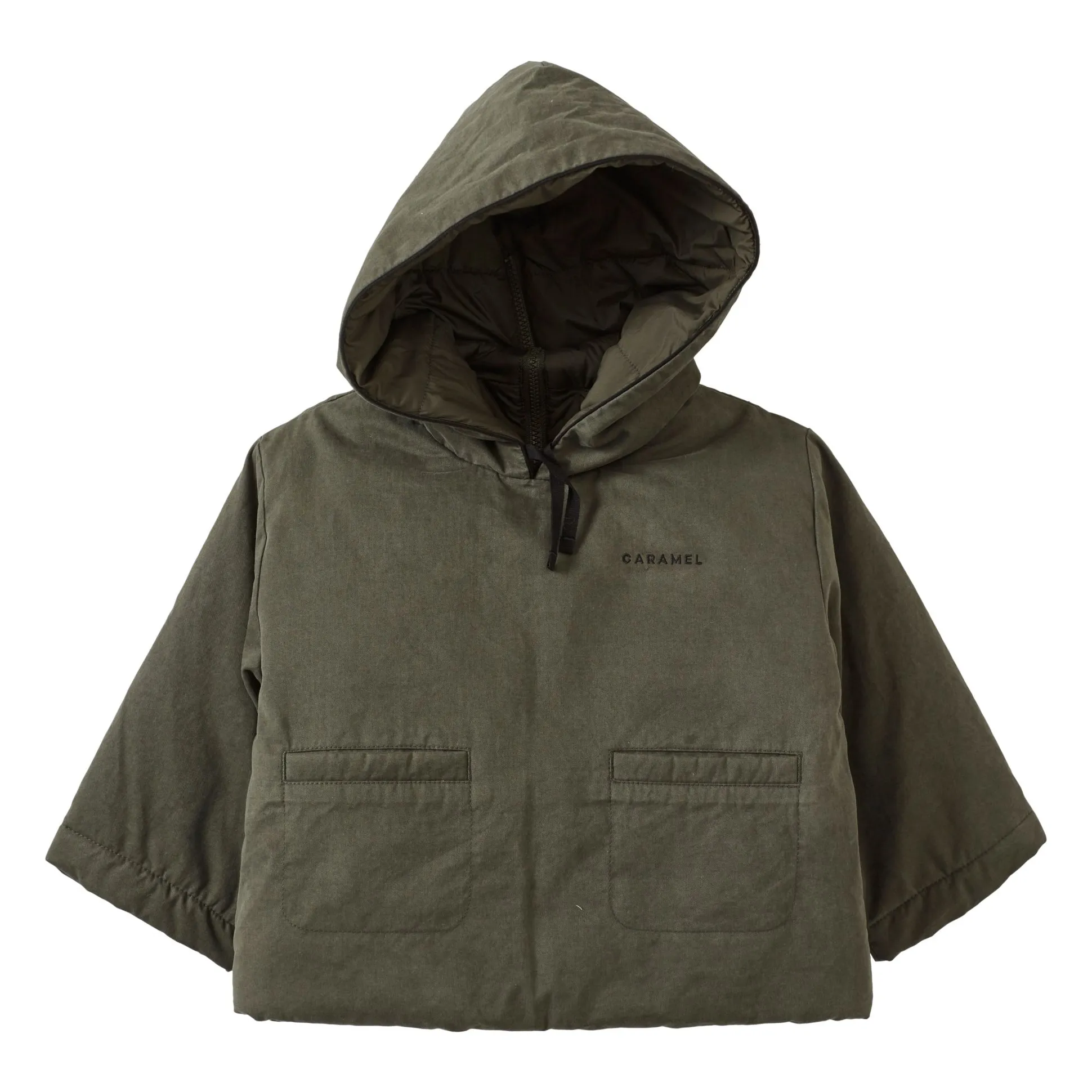 Caramel Khaki Poncho Twite