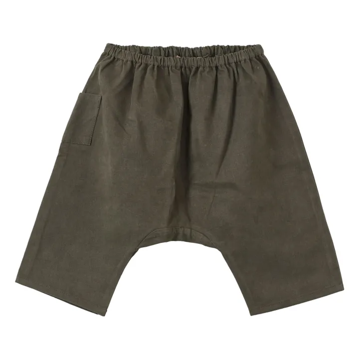 Sarouel Ficus | Vert kaki- Image produit n°0