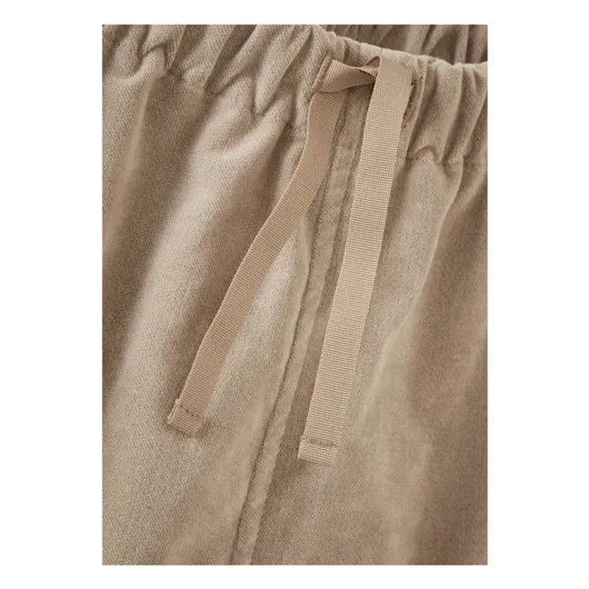 Chestnut Velvet Pants | Oatmeal