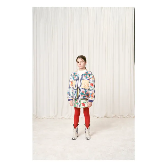 Chaqueta acolchada Patchwork | Azul