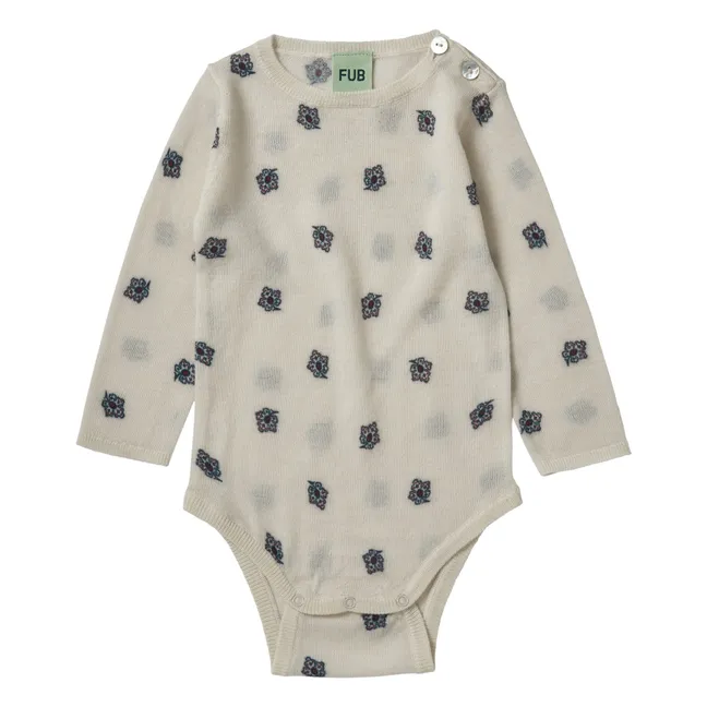 Paisley Body Punto Extrafino Lana Merino | Crudo