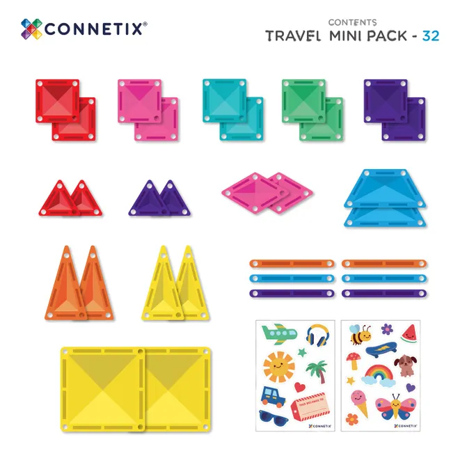 Travel Mini pack - 32 pièces | Rainbow