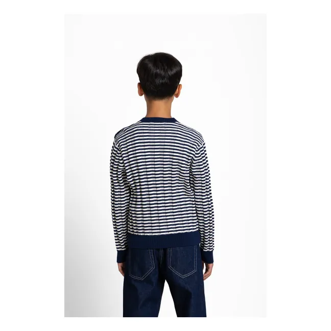 Jersey Matteo a rayas | Azul negro