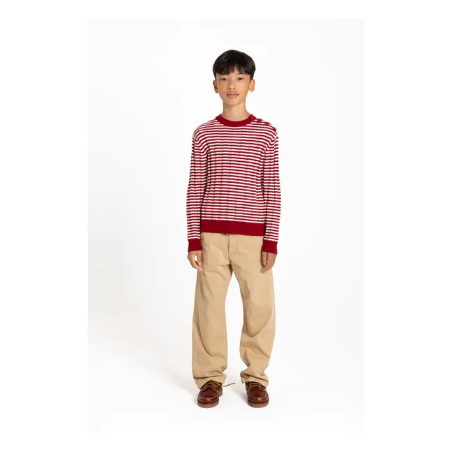 Jersey Matteo a rayas | Rojo