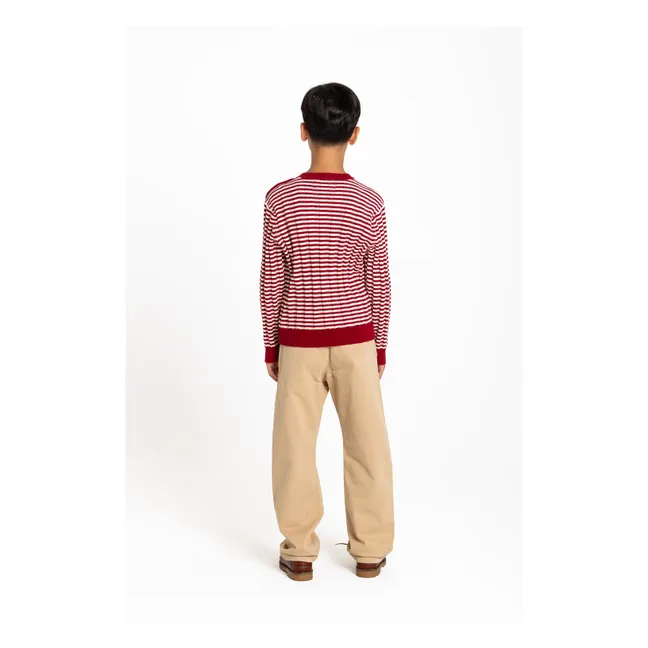Jersey Matteo a rayas | Rojo