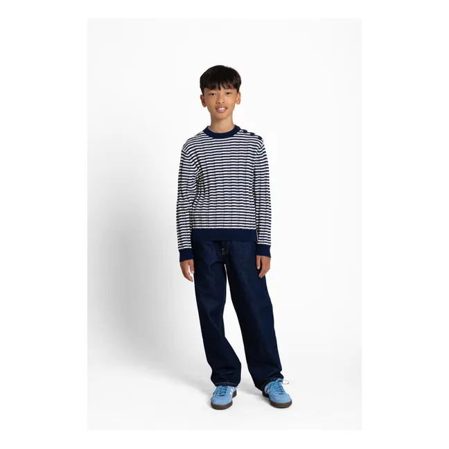 Jersey Matteo a rayas | Azul negro