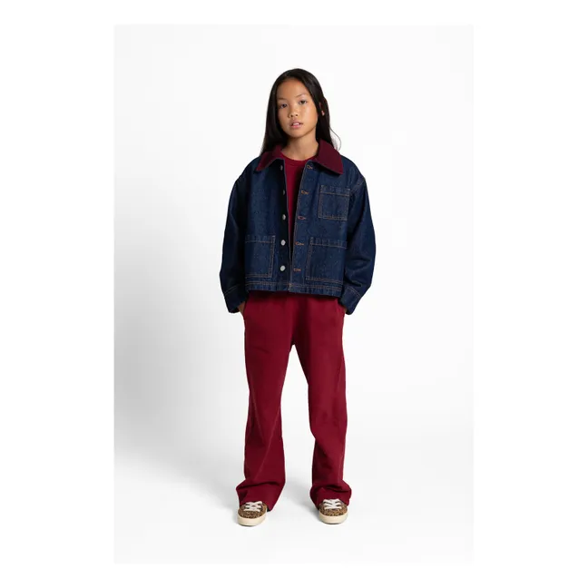Jogger Tulip Coton Bio | Rouge cerise