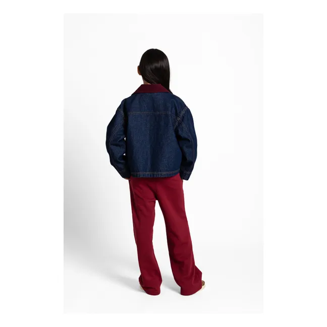 Jogger Tulip Coton Bio | Rouge cerise