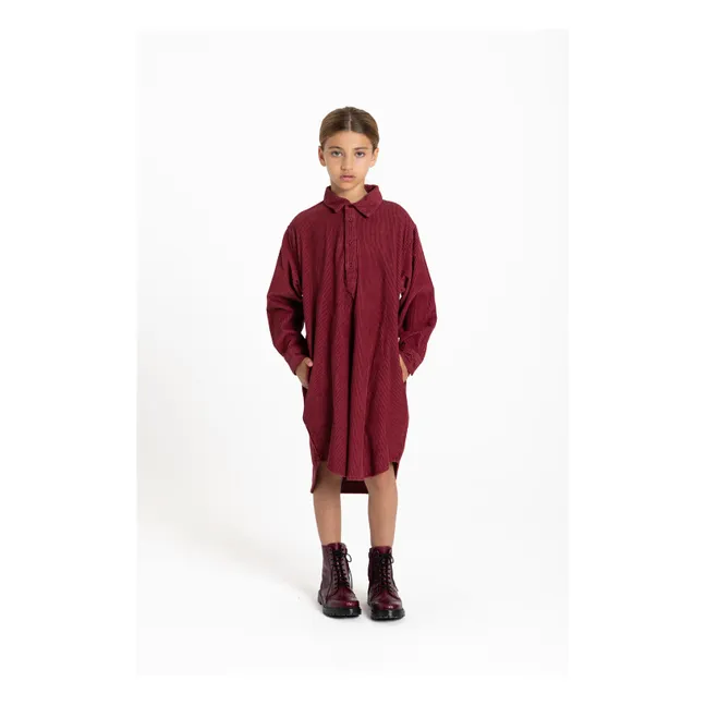 Robe Chemise Silva | Rouge cerise