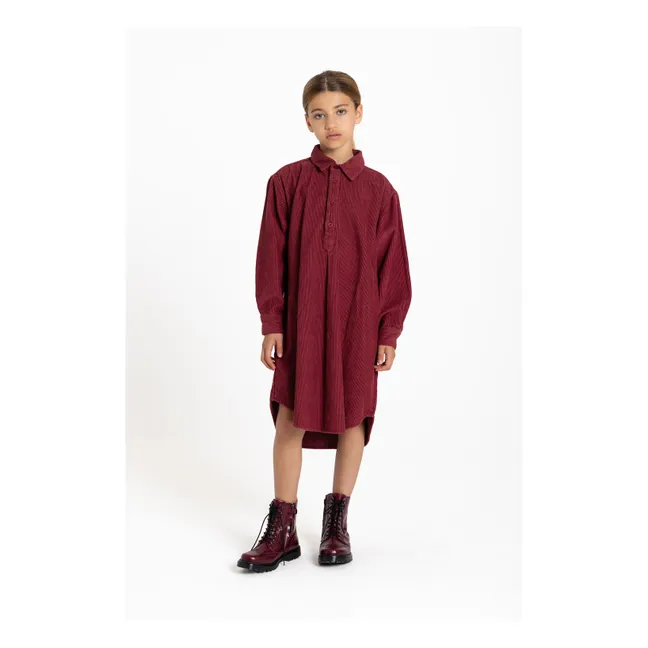 Robe Chemise Silva | Rouge cerise